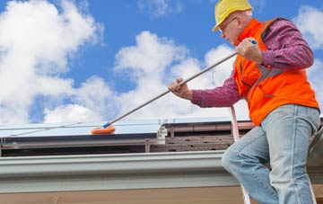 Lower Zeals soft wash roof cleaning